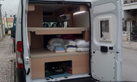 Campervan hire Portugal - storage room